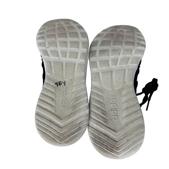 Adidas Cloudfoam QT Racer Running Shoes Sneakers AC8247 Black Womens Size 6.5 - Picture 9 of 10